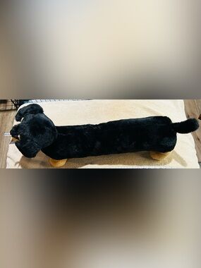 Long Dachshund Dog Toy - Black